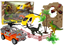 Picture of Didelis dinozaurų parko rinkinys su automobiliu ir sraigtasparniu