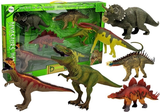 Изображение Dinozaurų figūrėlių rinkinys "Dinosaurs Model", 6 vnt