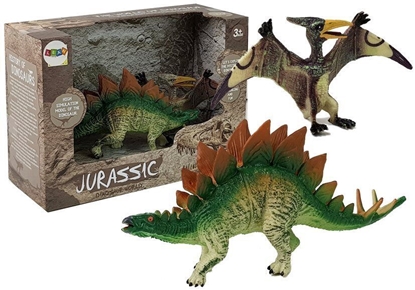Изображение Dinozaurų figūrų rinkinys "Stegosaurus and Pteranodon"