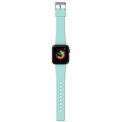 Attēls no Dirželis LAUT Active Apple išmaniajam laikrodžiui 42mm, silikoninis, žalsvas