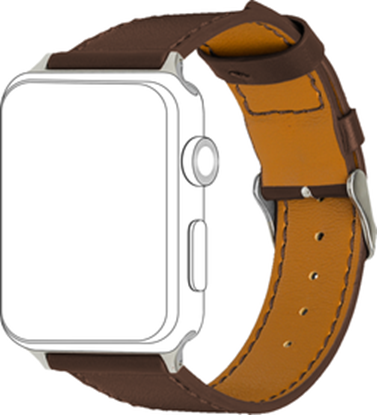 Attēls no Dirželis TOPP Apple išmaniajam laikrodžiui, 38/40mm, odinis, rudas