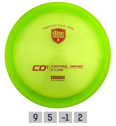 Attēls no Diskgolfo diskas Distance Driver C-LINE CD1 Green