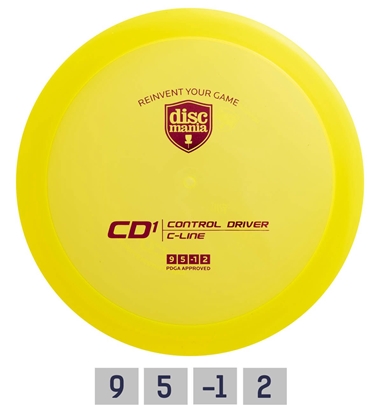 Picture of Diskgolfo diskas Distance Driver C-LINE CD1 Yellow