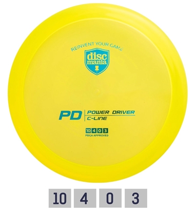 Picture of Diskgolfo diskas Distance Driver C-LINE PD Yellow