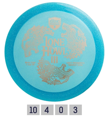 Picture of Diskgolfo diskas Distance Driver C-LINE PD Lone Howl 3 Blue