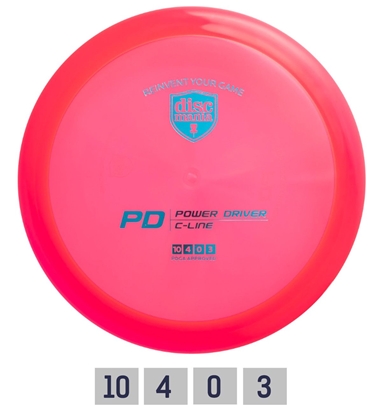 Attēls no Diskgolfo diskas Distance Driver C-LINE PD Pink
