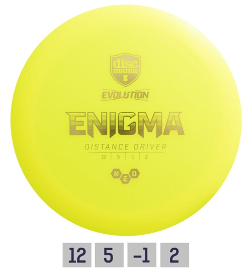 Изображение Diskgolfo diskas Distance Driver NEO ENIGMA Evolution Yellow