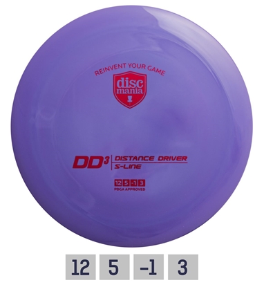Attēls no Diskgolfo diskas Distance Driver S-LINE DD3 purple
