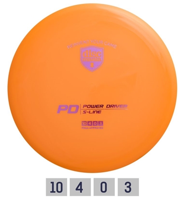 Picture of Diskgolfo diskas Distance Driver S-LINE PD orange