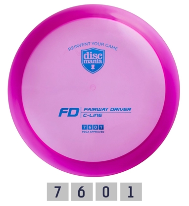 Изображение Diskgolfo diskas Fairway Driver C-LINE FD Pink