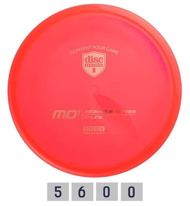 Picture of Diskgolfo diskas Midrange Driver C-LINE MD1 Red