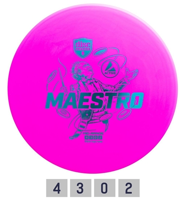 Picture of Diskgolfo diskas Midrange Driver MAESTRO Active Pink