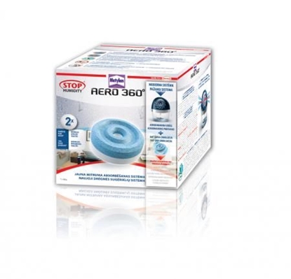 Изображение Drėgmės sugėriklio tabletės HENKEL STOP Humidity AERO 360 TAB 2x450 g