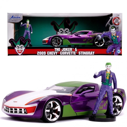 Attēls no Džokerio figūrėlė su automobiliu, DC comics, 1:24