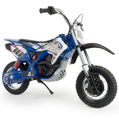 Picture of Elektrinis motociklas pripučiamais ratais Motor Cross Injusa, mėlynas