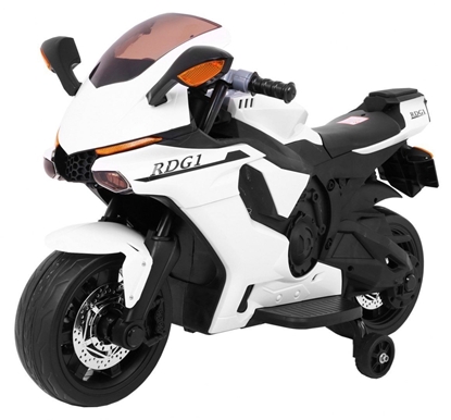 Изображение Elektrinis motociklas R1 Superbike, baltas