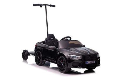 Изображение Elektromobilis BMW M5 su papildoma platforma,  lakuotas juodas