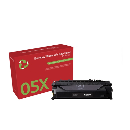 Picture of Everyday (TM) Mono Remanufactured Toner by Xerox compatible with HP 05X (CE505X), High Yield