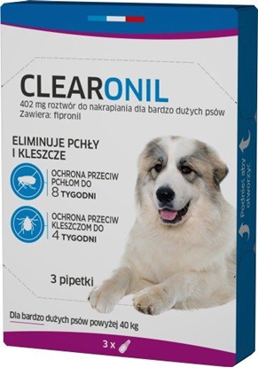 Picture of Francodex CLEARONIL Krople na pchły i kleszcze dla dużych psów powyżej 40kg