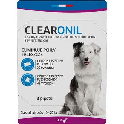 Attēls no Francodex CLEARONIL dla średnich psów (10-20 kg) - 134 mg x 3