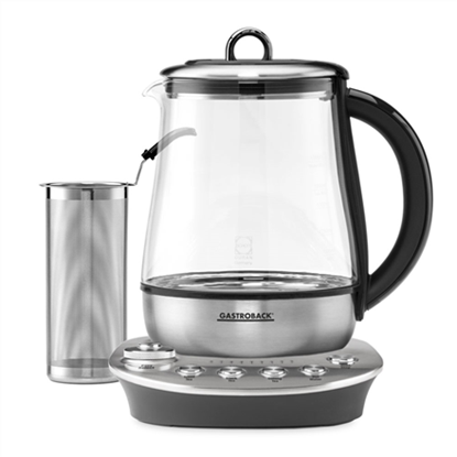 Изображение Gastroback Design Tea Aroma Plus tea maker 1.5 L 1400 W Black, Silver