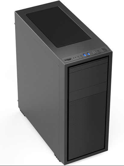 Picture of Gembird Fornax K500 ATX computer case, Midi Tower, Black