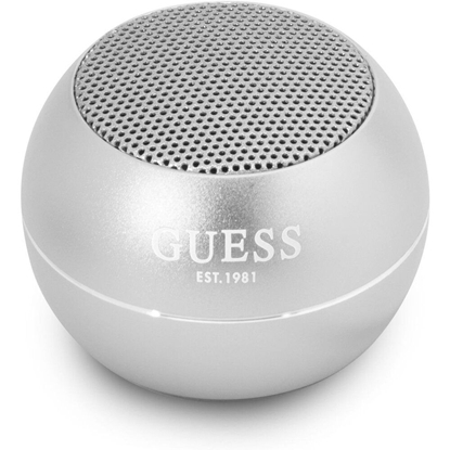 Изображение Guess Mini Bluetooth Speaker 3W 4H Silver