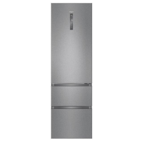 Picture of Haier A3FE737CMJ fridge-freezer Freestanding 350 L E Stainless steel