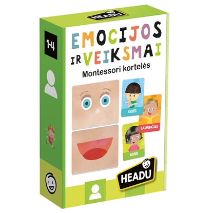 Picture of Kortelės HEADU „Montessori“ „Emocijos ir veiksmai“, lietuvių k.