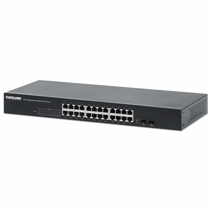 Изображение Intellinet 561877 network switch Gigabit Ethernet (10/100/1000) Black