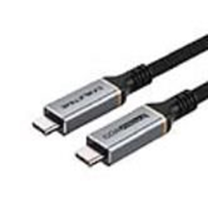 Picture of Kabelis CABLETIME USB4, USB-C - USB-C, 40Gbps, 100W, 20V/ 5A, 8K/ 60HZ, 1m