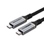 Изображение Kabelis CABLETIME USB4, USB-C - USB-C, 40Gbps, 100W, 20V/ 5A, 8K/ 60HZ, 1m