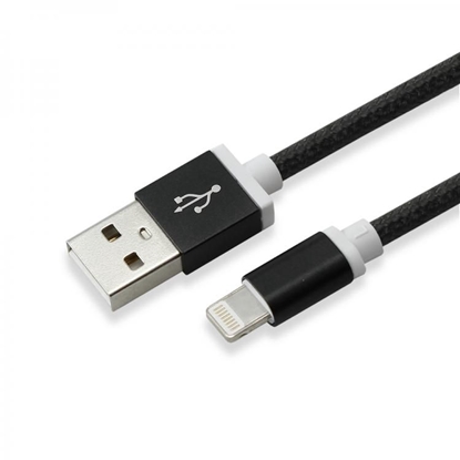 Attēls no Kabelis Sbox USB 2.0 8 Pin IPH7-B black