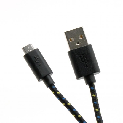 Picture of Kabelis Sbox USB->Micro USB 1M USB-1031B black