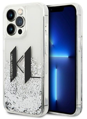 Picture of Karl Lagerfeld KLHCP14LLBKLCS Back Case for Apple iPhone 14 Pro