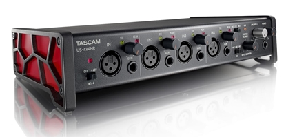 Picture of Karta dźwiękowa Tascam Tascam US-4x4HR - Interfejs USB audio/MIDI wysokiej rozdzielczości (4 wejścia, 4 wyjścia)