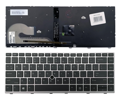 Attēls no Keyboard HP: EliteBook 840 G5 846 G5 745 G5 (silver,with backlight )