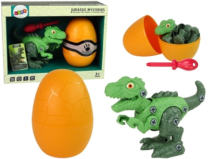 Picture of Konstruktorius - dinozauras su kiaušiniu, žalias