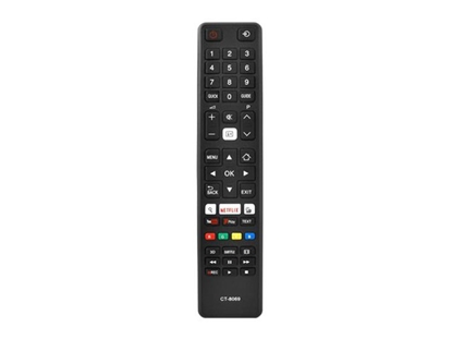 Attēls no Lamex LXP8069 TV remote control TV LCD TOSHIBA CT-8069 3D / NETFLIX / YOUTUBE