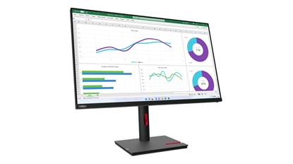 Изображение Lenovo ThinkVision T32p-30 LED display 80 cm (31.5") 3840 x 2160 pixels 4K Ultra HD Black