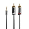 Picture of Lindy 3m 3.5mm to Phono Audio Cable, Cromo Line