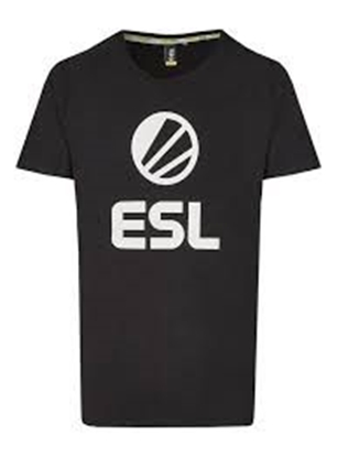 Attēls no Marškinėliai ESL Classic 2XL, juodi
