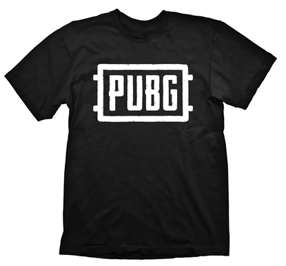 Attēls no Marškinėliai PUBG T-Shirt PUBG Logo Black L