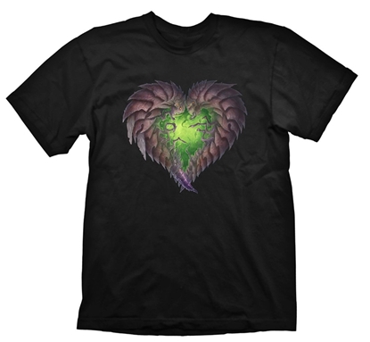Attēls no Marškinėliai Starcraft II T-Shirt Zerg Heart L