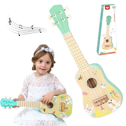 Attēls no Medinė vaikiška gitara - Tooky Toy