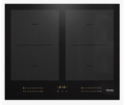 Picture of Miele KM 7564 FL Black Built-in 60 cm Zone induction hob 4 zone(s)