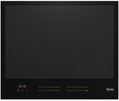 Picture of Miele KM 7667 FL Black Built-in 60 cm Zoneless induction hob 1 zone(s)