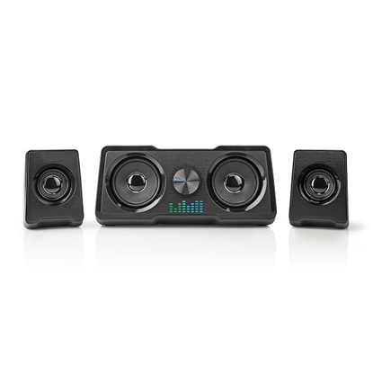 Picture of Nedis GSPR21022BK Gaming Speaker 2.2 with USB power supply / 3.5 mm / 48W / LED