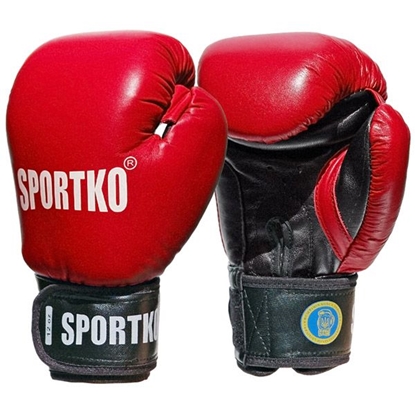 Изображение Natūralios odos bokso pirštinės SportKO PK1