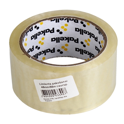Attēls no Pakošanas līmlenta 48mm*66m, caurspīdīga,akrila